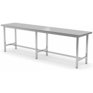 XXLselect Stół centralny wzmocniony bez półki | szer: 2000 - 2800mm | gł: 800mm XXLselect Stół centralny wzmocniony bez półki | szer: 2000 - 2800mm | gł: 800mm