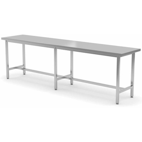 XXLselect De centrale tafel zonder legborden versterkte | Breedte: 2000 - 2800mm | D: 800mm XXLselect De centrale tafel zonder legborden versterkte | Breedte: 2000 - 2800mm | D: 800mm