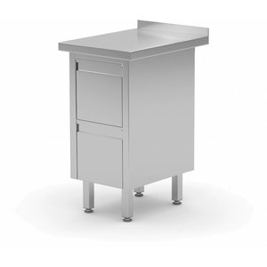 XXLselect Muur tafel met twee laden | W: 430mm | D: 600mm XXLselect Muur tafel met twee laden | W: 430mm | D: 600mm