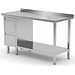 XXLselect Tabelle Wandschrank mit zwei Schubladen und ein Regal | Schrank auf der linken Seite | Breite: 800 - 1900mm | D: 700mm