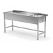 XXLselect Een tabel met een wastafel zonder een versterkte plank | 400x400x kamer (H) van 250 mm naar rechts | Breedte: 1200 - 1900mm | D: 600mm XXLselect Een tabel met een wastafel zonder een versterkte plank | 400x400x kamer (H) van 250 mm naar rechts | Breedte: 1200 - 1900mm | D: 600mm