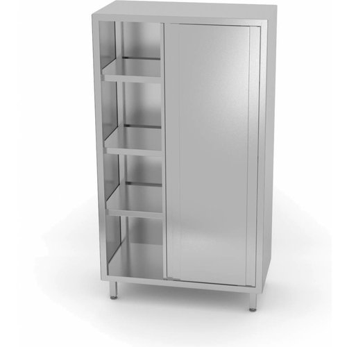 XXLselect Szafa magazynowa 1800mm z drzwiami suwanymi | szer: 800 - 1200mm | gł: 700mm