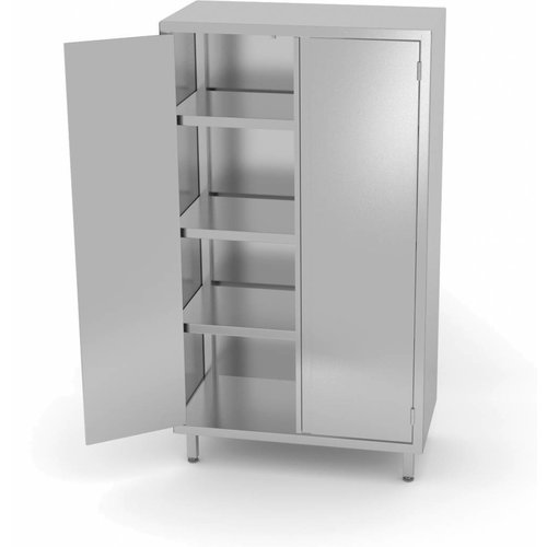 XXLselect Szafa magazynowa 1800mm z drzwiami na zawiasach | szer: 700 - 1200mm | gł: 700mm