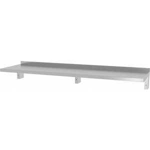 XXLselect Półka wisząca wzmocniona pod urządzenia | z trzema konsolami | szer: 1600 - 2000mm | gł: 300mm