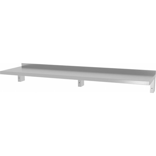 XXLselect Półka wisząca wzmocniona pod urządzenia | z trzema konsolami | szer: 1600 - 2000mm | gł: 300mm