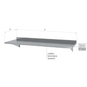 XXLselect Wandregal Konsolen perforiert | zwei Konsolen | W: 600 - 1500 mm | D: 400mm XXLselect Wandregal Konsolen perforiert | zwei Konsolen | W: 600 - 1500 mm | D: 400mm