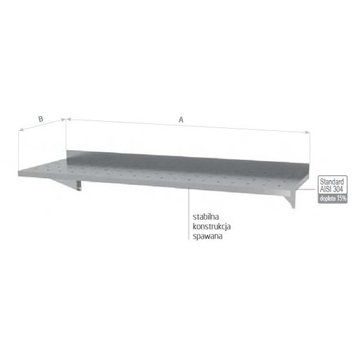 XXLselect Wandregal Konsolen perforiert | zwei Konsolen | W: 600 - 1500 mm | D: 400mm XXLselect Wandregal Konsolen perforiert | zwei Konsolen | W: 600 - 1500 mm | D: 400mm