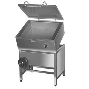 Kromet Patelnia Przechylna, Gładka | 50 do 275 °C | 37L Kromet Patelnia Przechylna, Gładka | 50 do 275 °C | 37L