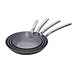 de BUYER Carbone Plus koekenpan met handvat geventileerd | diverse afmetingen | Wed. 20 cm - 40 cm