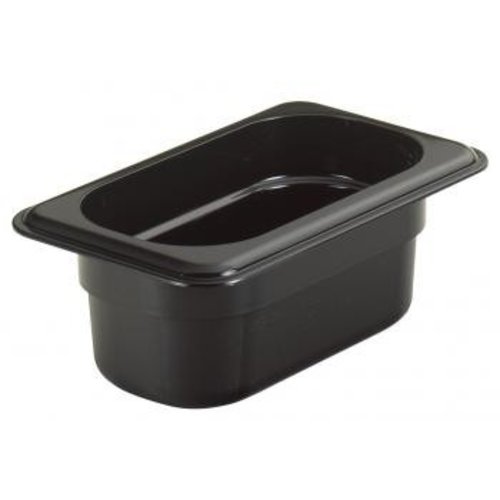 TOM-GAST Range GN 1/4 polycarbonaat - zwart | diverse afmetingen | 1.8 L - L4 TOM-GAST Range GN 1/4 polycarbonaat - zwart | diverse afmetingen | 1.8 L - L4