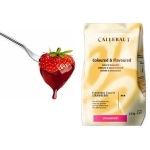 Callebaut Schokolade und Erdbeer-Fondue Brunnen | 2,5 kg Callebaut Schokolade und Erdbeer-Fondue Brunnen | 2,5 kg