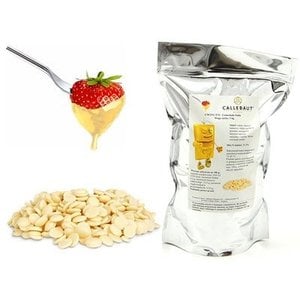 Callebaut Czekolada biała belgijska do fondue oraz fontann | 1 kg