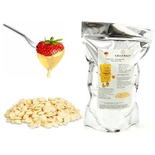 Callebaut Belgische weiße Schokolade und Fondue-Brunnen | 1 kg Callebaut Belgische weiße Schokolade und Fondue-Brunnen | 1 kg