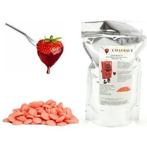 Callebaut Czekolada truskawkowa belgijska do fondue oraz fontann | 1 kg