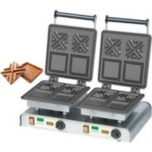 Neumarker Double waffle iron | X-Waffle 400V / 4.4kW