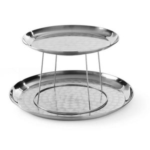 Hendi Voor visschotel met 2 schalen | śr.300-400mm Hendi Voor visschotel met 2 schalen | śr.300-400mm