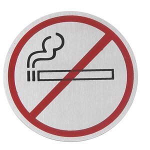 Hendi Een sticker zelfklevend | rookvrij | śr.75mm