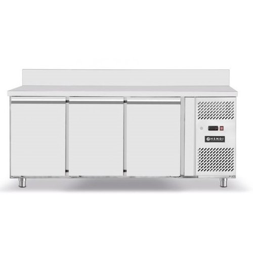 Hendi Stół mroźniczy 3-drzwiowy z agregatem bocznym | 420L | 1795x700x(H)850mm | -18/-22st.C