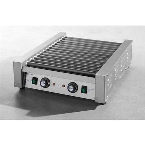 Hendi Roller kachel voor hot dogs | Rollers 14 | 1,48kW | 520x591x (H) 175mm