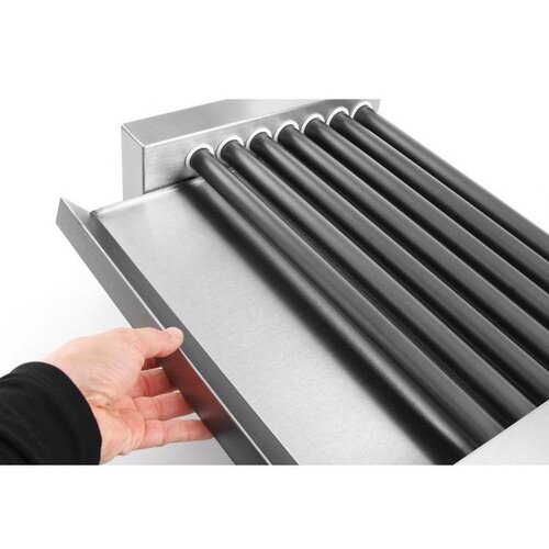 Hendi Roller kachel voor hot dogs | Rollers 14 | 1,48kW | 520x591x (H) 175mm Hendi Roller kachel voor hot dogs | Rollers 14 | 1,48kW | 520x591x (H) 175mm