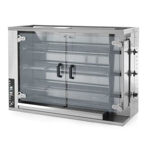 Hendi Rotisserie kip voor gas | 12-15 kippen | 14,1kW | 1150x472x (H) 795mm Hendi Rotisserie kip voor gas | 12-15 kippen | 14,1kW | 1150x472x (H) 795mm