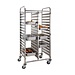XXLselect Dubbele trolley containers en bakken transporteren | 30x GN1 / 1 | 550x740x (H) 1735mm XXLselect Dubbele trolley containers en bakken transporteren | 30x GN1 / 1 | 550x740x (H) 1735mm