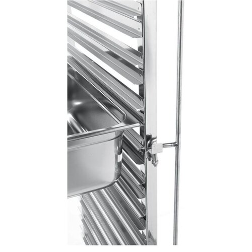 XXLselect Dubbele trolley containers en bakken transporteren | 30x GN1 / 1 | 550x740x (H) 1735mm XXLselect Dubbele trolley containers en bakken transporteren | 30x GN1 / 1 | 550x740x (H) 1735mm
