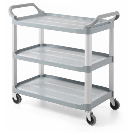 AmerBox Wózek kelnerski 3-półkowy z polipropylenu | 1280x500x(H)960mm AmerBox Wózek kelnerski 3-półkowy z polipropylenu | 1280x500x(H)960mm