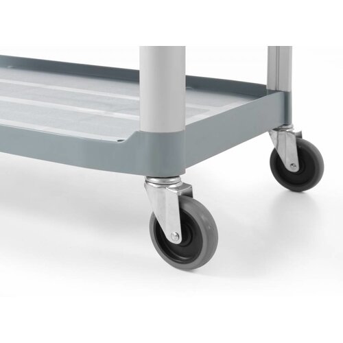 AmerBox Wózek kelnerski 3-półkowy z polipropylenu | 1280x500x(H)960mm