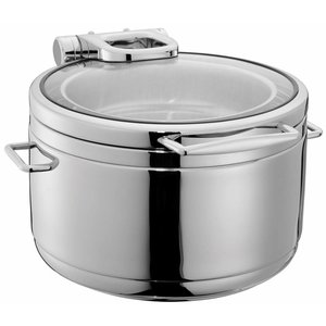 Fine Dine Podgrzewacz indukcyjny okrągły ze szklaną pokrywą De Luxe | 460x432x(H)280mm Fine Dine Podgrzewacz indukcyjny okrągły ze szklaną pokrywą De Luxe | 460x432x(H)280mm