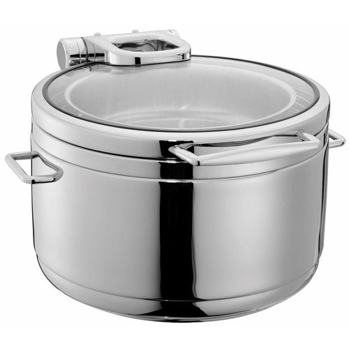 Fine Dine Podgrzewacz indukcyjny okrągły ze szklaną pokrywą De Luxe | 460x432x(H)280mm Fine Dine Podgrzewacz indukcyjny okrągły ze szklaną pokrywą De Luxe | 460x432x(H)280mm