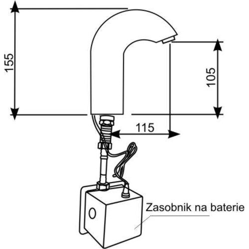 XXLselect Elektronische Batterie Standwaschbecken | 115x (H) x155mm | 4x1,5V XXLselect Elektronische Batterie Standwaschbecken | 115x (H) x155mm | 4x1,5V