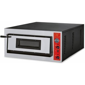 GGF Piec do pizzy 1-komorowy | 6 x pizza 30 cm | inox | 230V GGF Piec do pizzy 1-komorowy | 6 x pizza 30 cm | inox | 230V