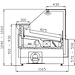 XXLselect Kühltheke ohne Aggregat | 2000x1170x (H) 1260mm | gerades Glas | 620W XXLselect Kühltheke ohne Aggregat | 2000x1170x (H) 1260mm | gerades Glas | 620W