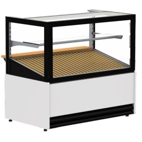 XXLselect Witryna cukiernicza neutralna | 970x800x(H)1250mm | szyba prosta XXLselect Witryna cukiernicza neutralna | 970x800x(H)1250mm | szyba prosta