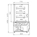 XXLselect Gebäck mit der Erzeugung | 970x820x (H) 1470mm | einfaches Glas