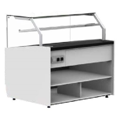 XXLselect Gebäck neutral | 1290x1000x (H) 1260mm | einfaches Glas