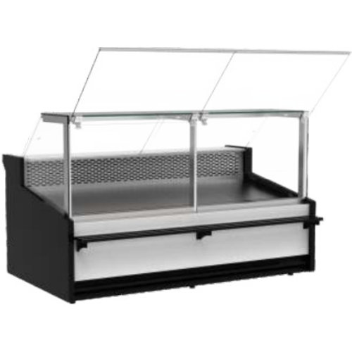 XXLselect Lada chłodnicza bez agregatu | 1330x1170x(H)1260mm | szyba prosta XXLselect Lada chłodnicza bez agregatu | 1330x1170x(H)1260mm | szyba prosta