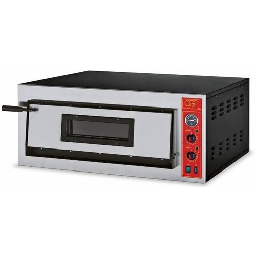 GGF Piec do pizzy 1-komorowy | 4 x pizza 36 cm | inox | 400V GGF Piec do pizzy 1-komorowy | 4 x pizza 36 cm | inox | 400V