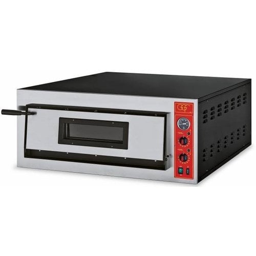 GGF 1-chamber pizza oven | 6 x pizza 36 cm | inox | 400V GGF 1-chamber pizza oven | 6 x pizza 36 cm | inox | 400V