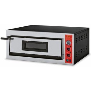 GGF Pizzaofen 1-Schüssel | 4 x 36 cm Pizza | rustikal | 400V