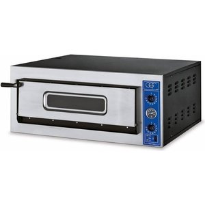 GGF Piec do pizzy 1-komorowy 4200W | 4x Ø 30 cm | 400V GGF Piec do pizzy 1-komorowy 4200W | 4x Ø 30 cm | 400V
