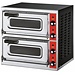 GGF Piec do pizzy 2-komorowy | 2 x pizza 30 cm | inox | 400V GGF Piec do pizzy 2-komorowy | 2 x pizza 30 cm | inox | 400V