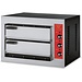 GGF Piec do pizzy 2-komorowy | 2 x pizza 50 cm | inox | 400V GGF Piec do pizzy 2-komorowy | 2 x pizza 50 cm | inox | 400V