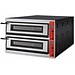 GGF 2-chamber pizza oven | 12 + 12 x pizza 30 cm | rustic 400V GGF 2-chamber pizza oven | 12 + 12 x pizza 30 cm | rustic 400V