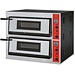 GGF 2-chamber pizza oven | 8 x pizza 36 cm | stainless steel | 400V GGF 2-chamber pizza oven | 8 x pizza 36 cm | stainless steel | 400V