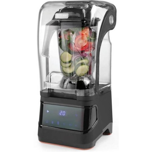 Hendi Blender mit Schalldämmhaube | ster. digital | 24800 rpm | 1680W | 230 | 252x258x (H) 547mm Hendi Blender mit Schalldämmhaube | ster. digital | 24800 rpm | 1680W | 230 | 252x258x (H) 547mm