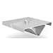 Okap centralny skośny ze stali nierdzewnej Okap centralny skośny ze stali nierdzewnej