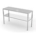 Stainless steel 2 level overshelves Stainless steel 2 level overshelves