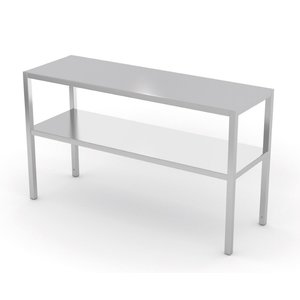 Stainless steel 2 level overshelves Stainless steel 2 level overshelves